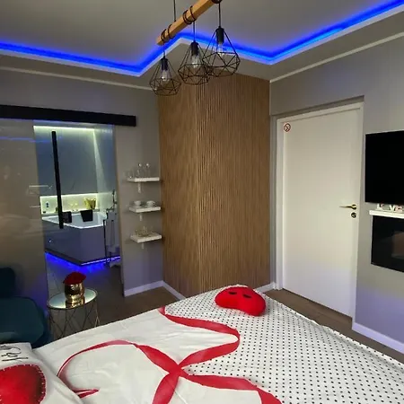 Centrum Z Dużą Wanną Dla Dwojga Apartament
